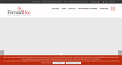 Desktop Screenshot of formadhoc.it